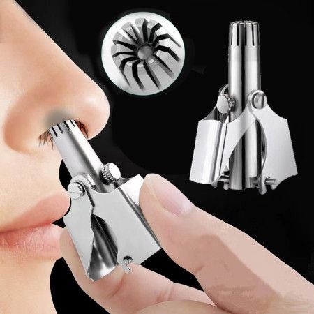Manual Nose Hair Trimmer Stainless Steel  Box