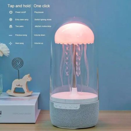 jelly fish lamp with blutooth speaker