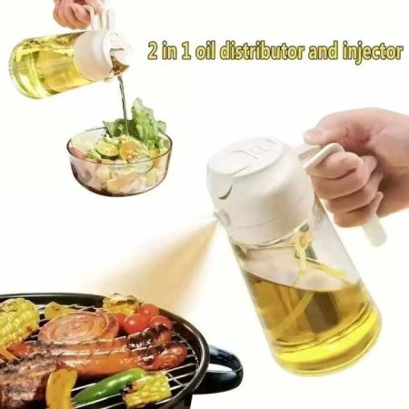 2 In 1 Oil Spray Bottle