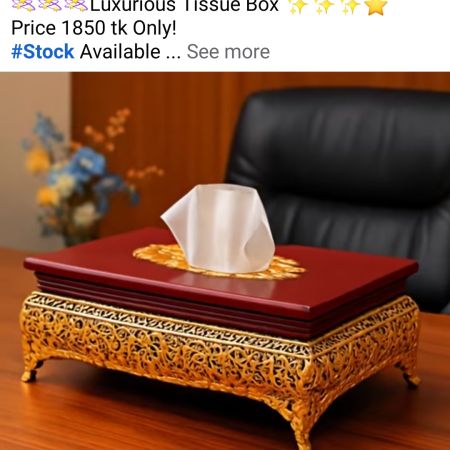 Luxurious Tissue box