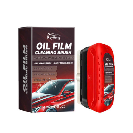 Universal Car Glass Cleaning Wipe Board (Oil Film Cleaning Brush)