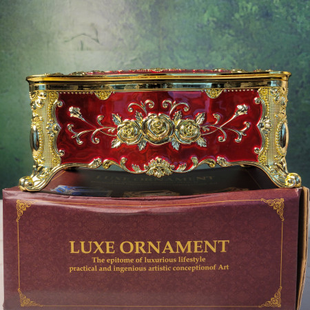 Premium Tissue box holder - Red color