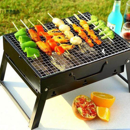 Mini Portable 14 Inches BBQ Grill Easy To Carry TL 372