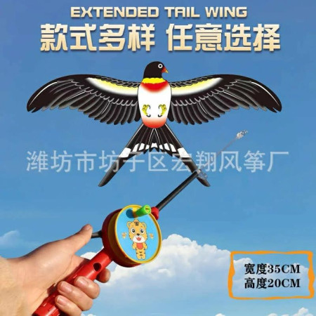 Eagle Fly Complete Kite (black)