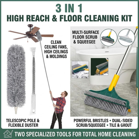magic brush & long duster combo