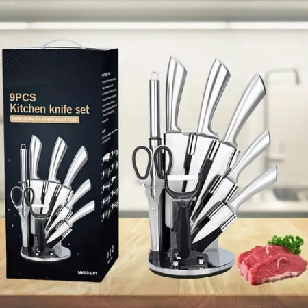 9 Pcs Kitchen Knife Set