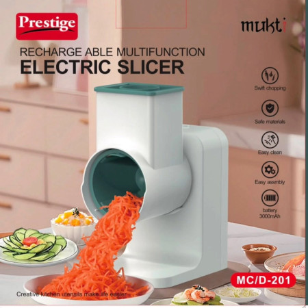 Prestige Rechargeable Multifunction Electric Slicer & Chopper