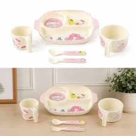 Bamboo Fibre Kids Dinner Set